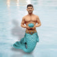 December Diamonds December Turquoise Collectible Merman Ornament 55-55500 - Mellow Monkey
