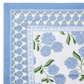 Hydrangea Block Print Tablecloths - Set of 2 - Mellow Monkey