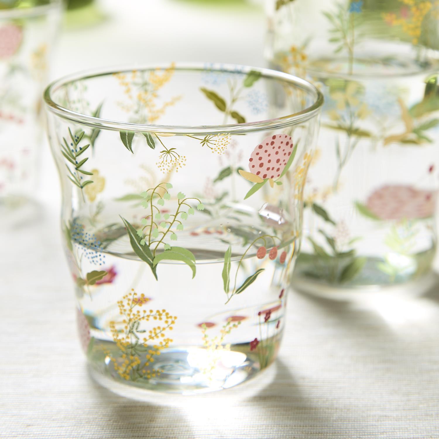 Garden Delight Old Fashion Drinking Glass - Mellow Monkey