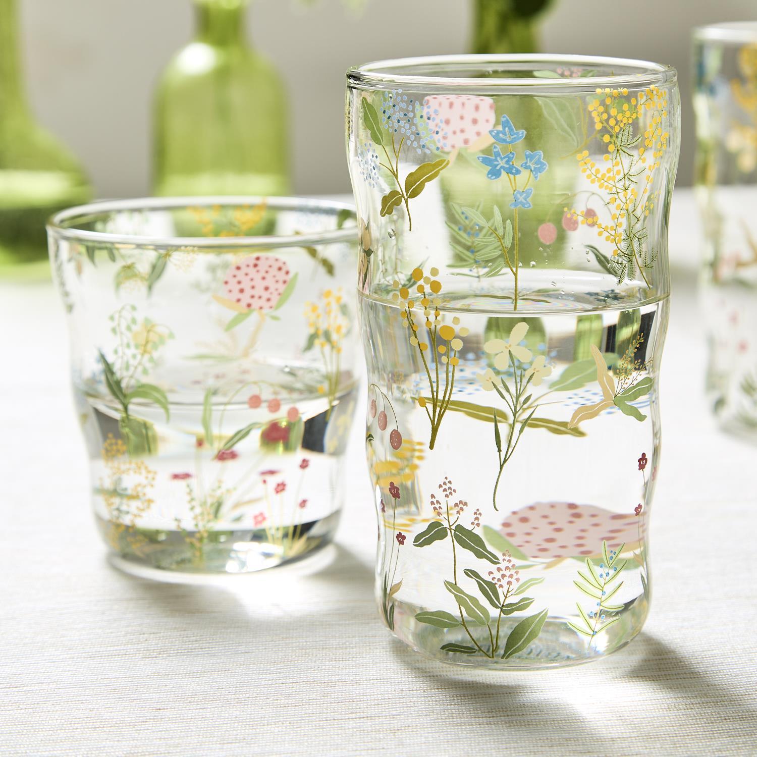 Garden Delight Old Fashion Drinking Glass - Mellow Monkey