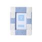 Hand-Woven Checkered Blue and White Pattern 4" x 6" Photo Frame