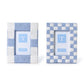 Hand-Woven Checkered Blue and White Pattern 4" x 6" Photo Frame