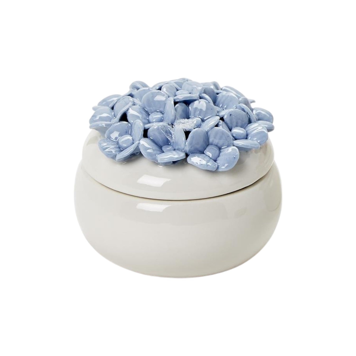 Hydrangea Trinket Jewelry Box with Lid - Mellow Monkey