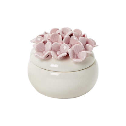 Hydrangea Trinket Jewelry Box with Lid - Mellow Monkey