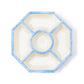 French Blue Bamboo Touch Chip & Dip Platter - 15-1/2-in