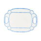 French Blue Bamboo Touch Platter - 20-in