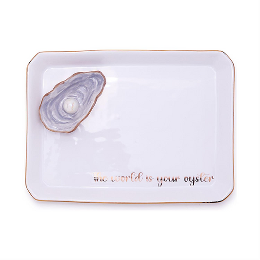 Oyster Icon Trinket Tray - The World Is Your Oyster - Mellow Monkey