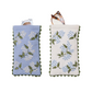 Hydrangea Embroidered Eyeglass Holder - Mellow Monkey