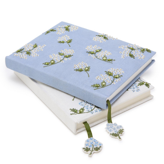 Hydrangea Journal - White & Blue - Mellow Monkey