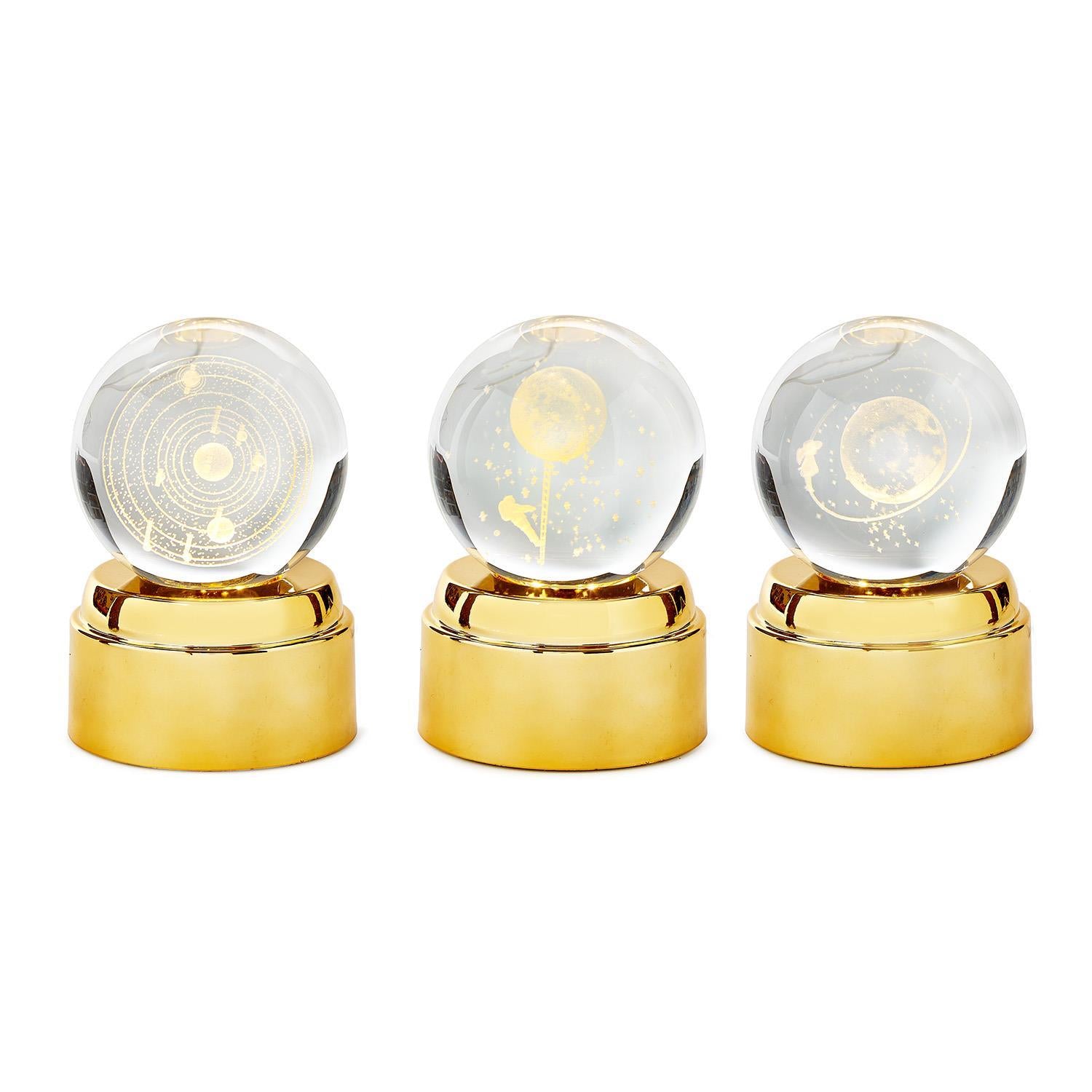 Rotating Crystal Ball Nightlight - Mellow Monkey