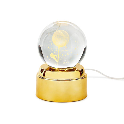 Rotating Crystal Ball Nightlight - Mellow Monkey