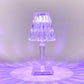 Crystal Lights LED Portable Cordless Color-Changing Rechargeable Table Lamp - 10-1/4-in - Mellow Monkey