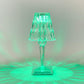 Crystal Lights LED Portable Cordless Color-Changing Rechargeable Table Lamp - 10-1/4-in - Mellow Monkey