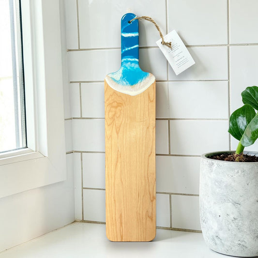 Maple Baguette Board - Ocean - 20-in x 4-1/2-in