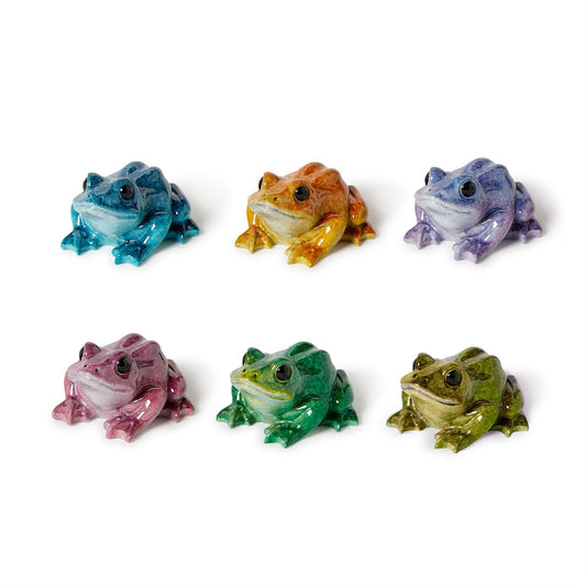 Hand-Painted Frog - 6 Assorted Colors - Mellow Monkey