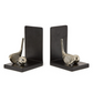 Golf Bookends with Nickel Finish - Aluminum Iron - Mellow Monkey