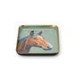 Horse Latitudes Metal Trinket Desk Tray - 6-in - Mellow Monkey