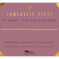 Fantastic Fifty - Gold Sentiments Bracelet - Mellow Monkey