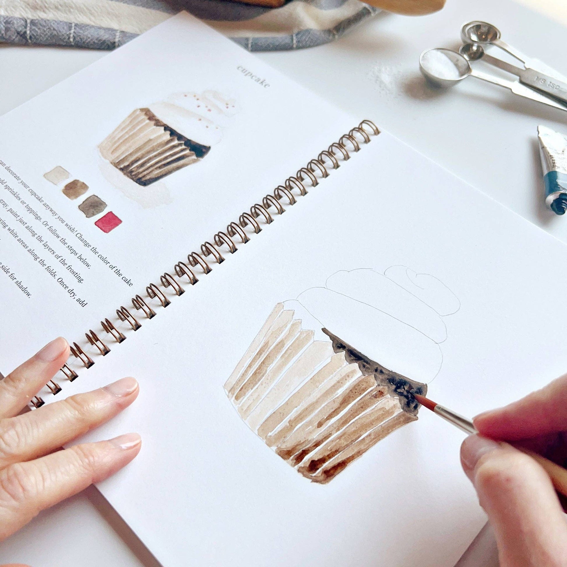 Baking Watercolor Workbook - Mellow Monkey