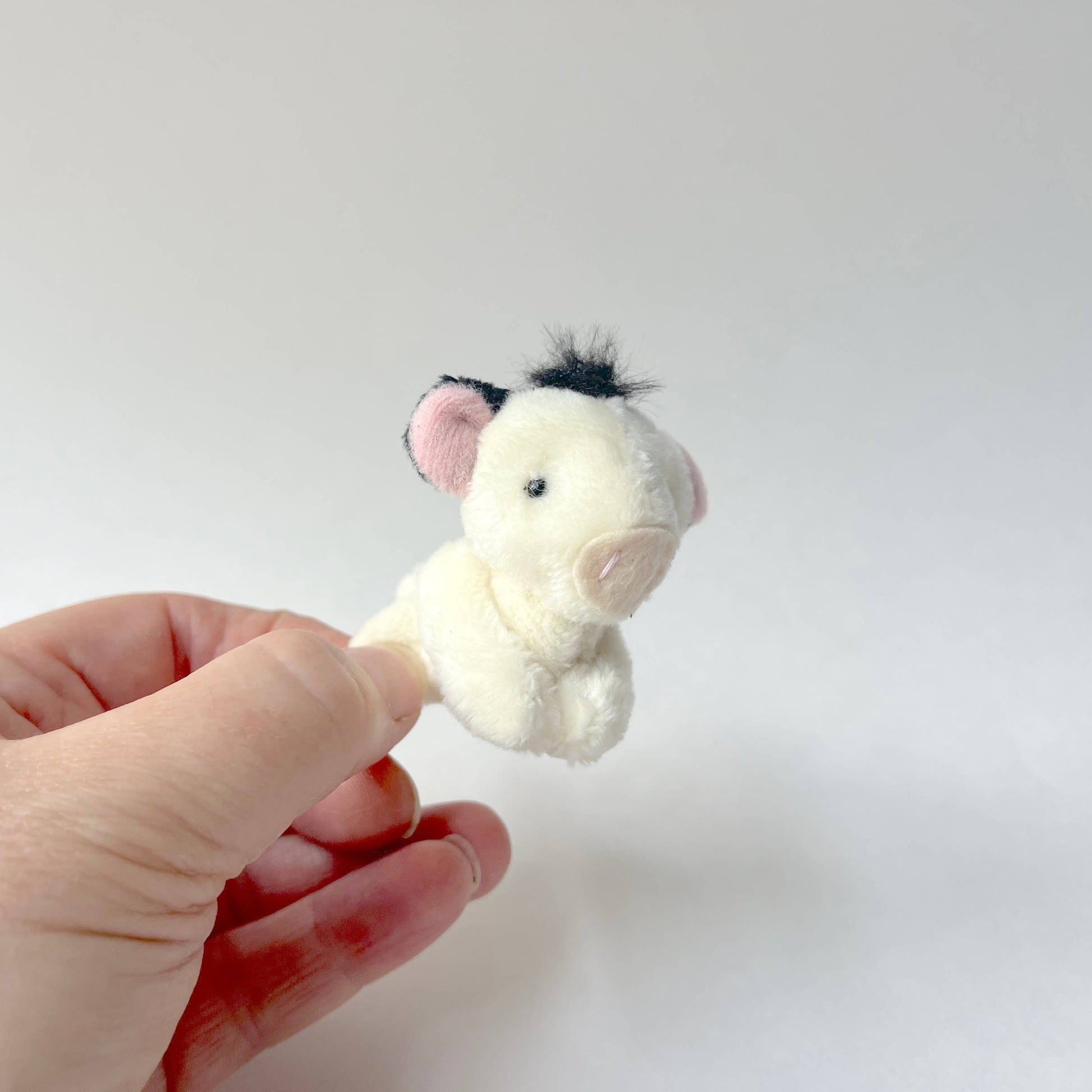 Miniature Plush Cow - Backpack Charm - 2-in - Mellow Monkey