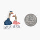 Silly Geese - Mini Sticker #15 - Mellow Monkey