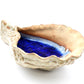 Oyster Blue Geyser - Decorative Plate/Dish - 4-in x 6-1/2 - Mellow Monkey