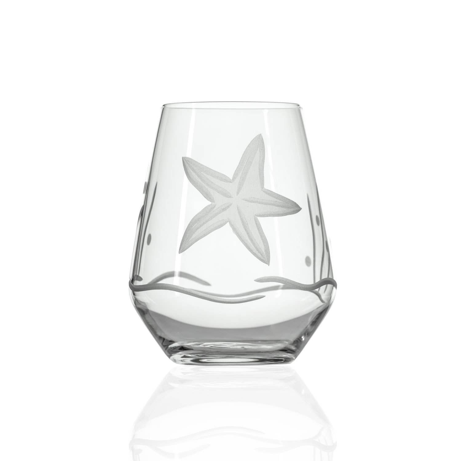 Starfish 18oz Stemless Wine Tumbler Glass - Mellow Monkey