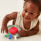 Itzy Ring Pal™ - Teething Ring with Plush Character - Red Tomato - Mellow Monkey
