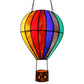 Otis Red Hot Air Balloon Stained Glass Window Panel - 11-in - Mellow Monkey
