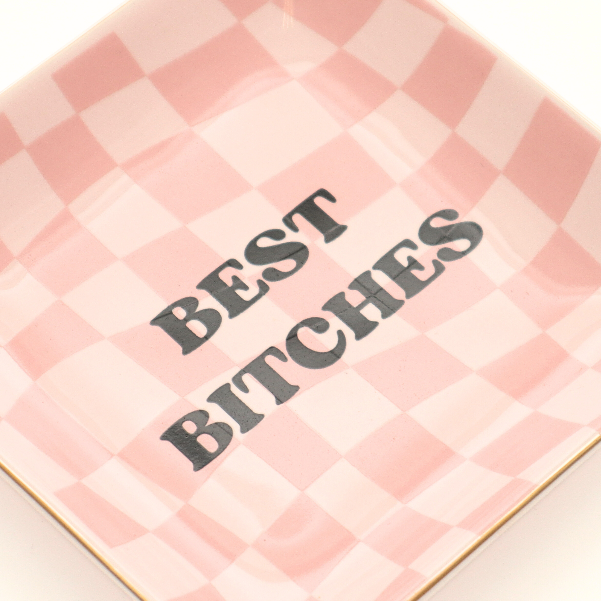 Best Bitches - Square Trinket Tray - Mellow Monkey