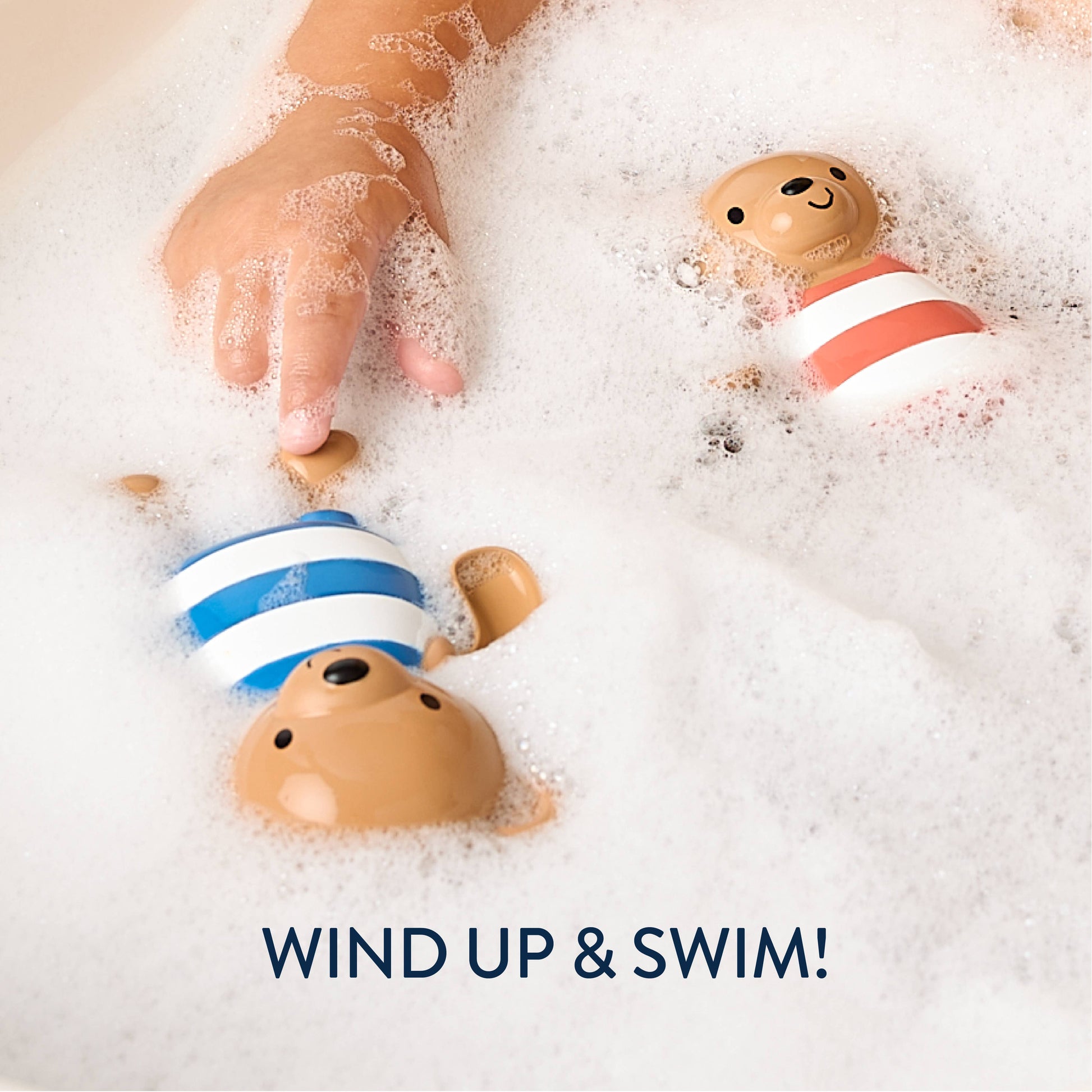 Bear Silly Swimmers™ - Bath + Water Toy - Mellow Monkey