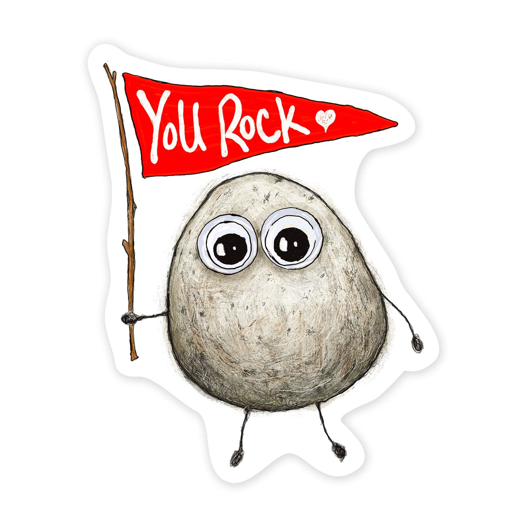 You Rock - Mini Sticker #17 - Mellow Monkey