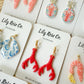 Lobster Dangle Earrings - Mellow Monkey