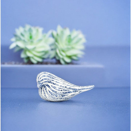 Porcelain Bird Figurine - 2" x 4"