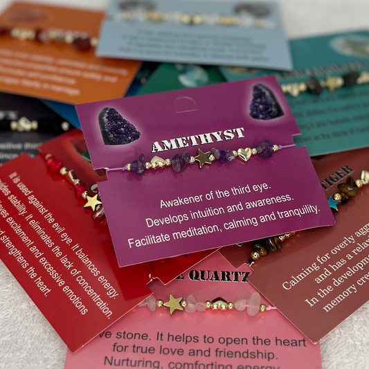 Zodiac Natural Stone Bracelet - Mellow Monkey