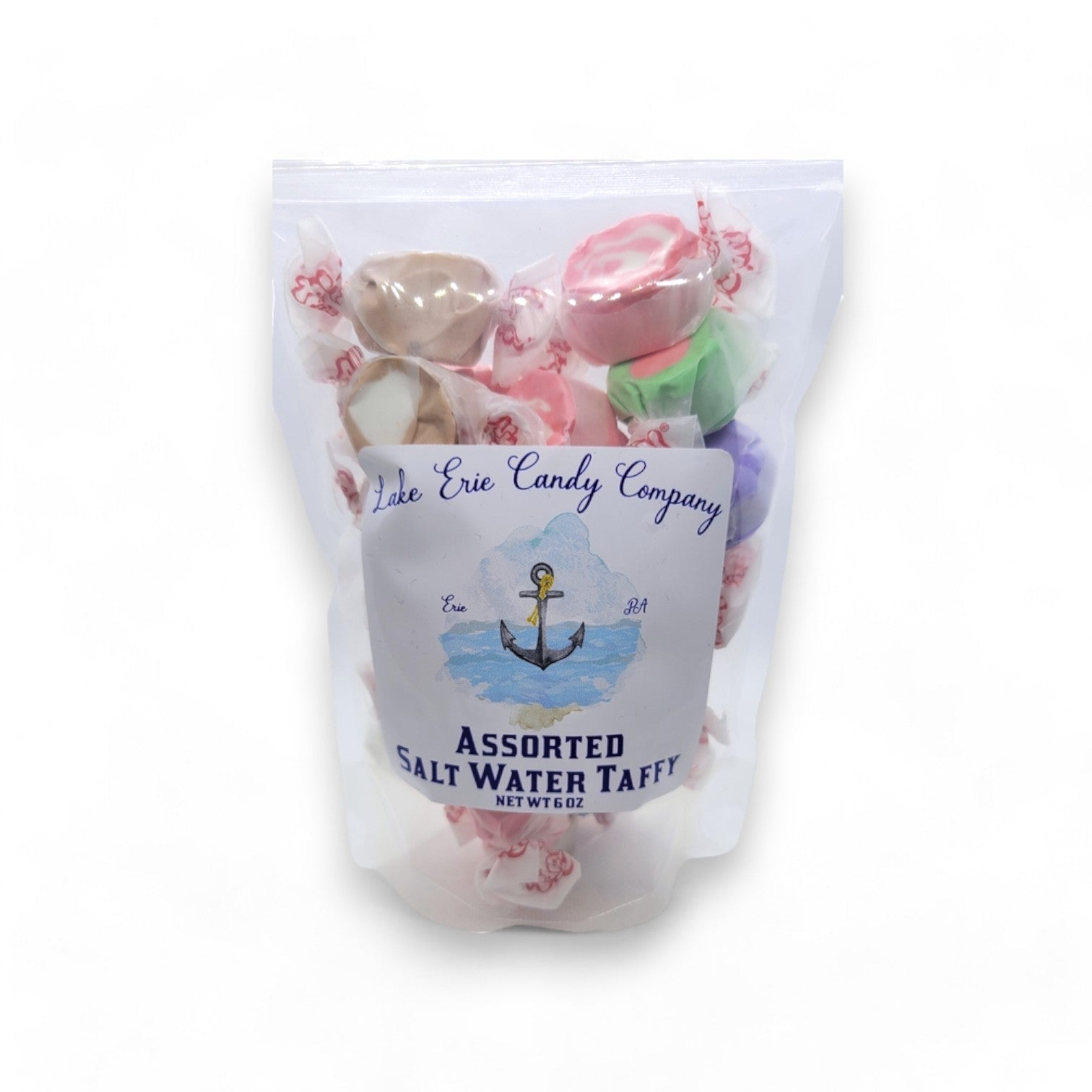 Assorted Salt Water Taffy - 6-oz - Mellow Monkey