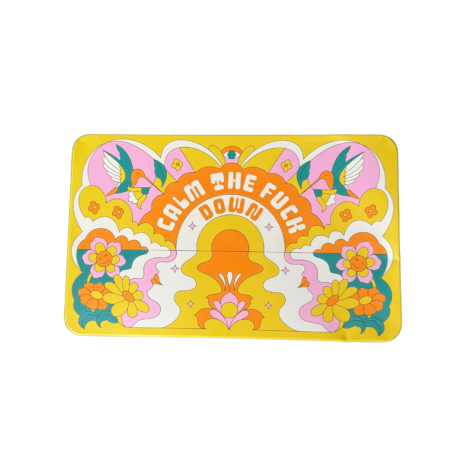 Calm The Fuck Down Bath Bomb Set in Reusable Tin Box - Mellow Monkey