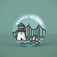 Rhode Island - Pin Back Button - 1-1/2-in - Mellow Monkey