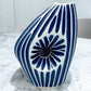 Mini Blue Arch Ceramic Vase - 4 x 5.5 in - Mellow Monkey