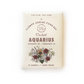 Aquarius - Flower Zodiac Card Set