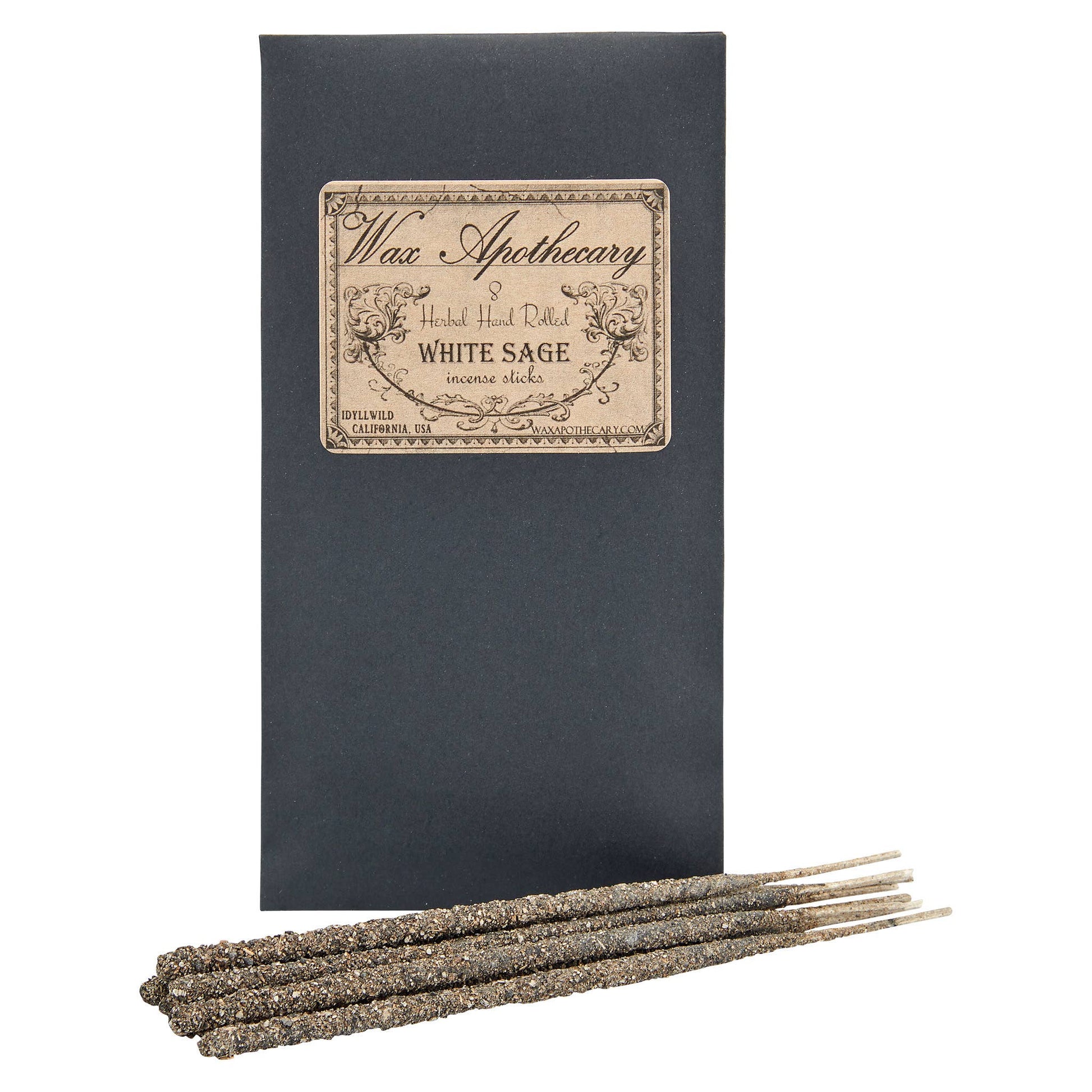 Handmade Incense - White Sage - 8 sticks - Mellow Monkey