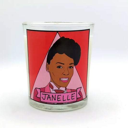 Janelle - Glass Votive Candle - Mellow Monkey