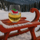 Christmas Sleigh Stemless Wine Glass - Mellow Monkey
