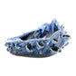 Giant Clam Ceramic Vase with Blue Effect - 9.5 x 8.9 x 4.6-in - Mellow Monkey