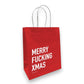 Merry Fucking Xmas - Medium Gift Bag