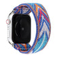Blue Aztec Adjustable Fabric Apple Watch Band: 42/44mm - Mellow Monkey