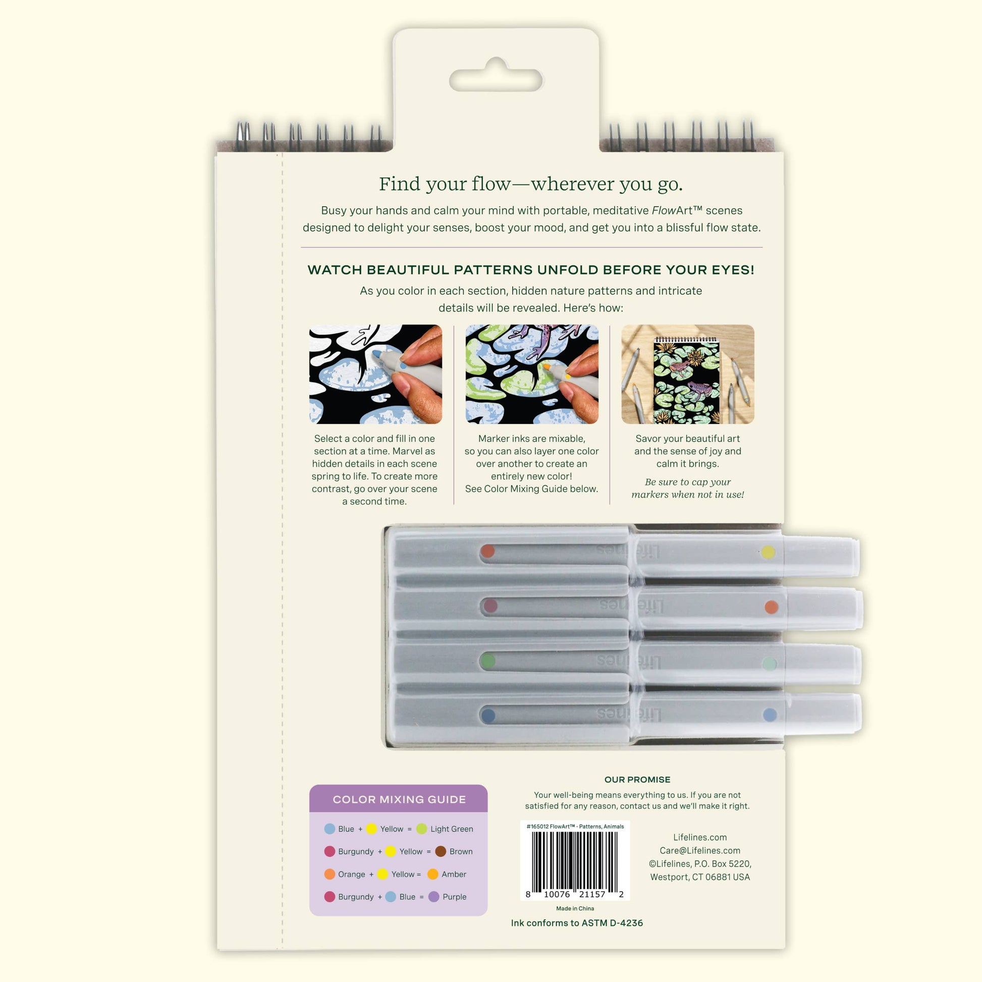 FlowArt - Hidden Pattern - Animals - Mellow Monkey