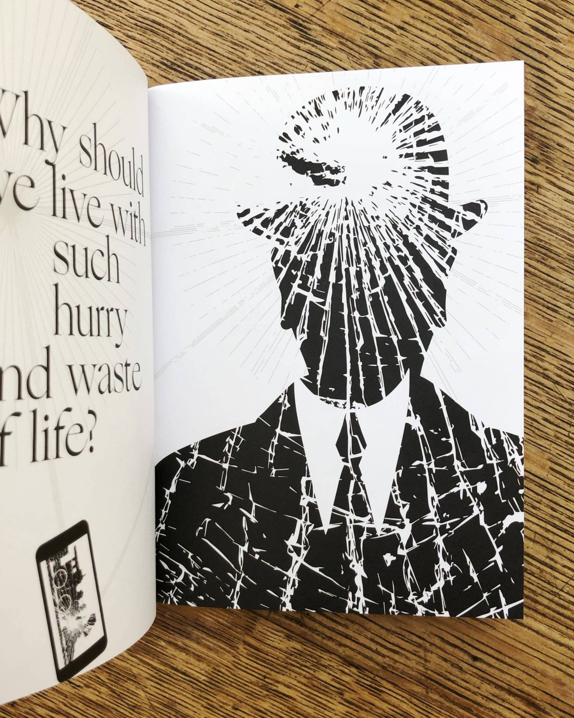 To Live Deliberately - Henry David Thoreau, Illustrated Mini Book - Mellow Monkey