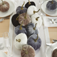 Handmade Velvet Pumpkin For Modern Fall Table Décor - 5-in - Mellow Monkey