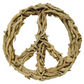 Driftwood Peace Sign Wreath - 30-in - Mellow Monkey